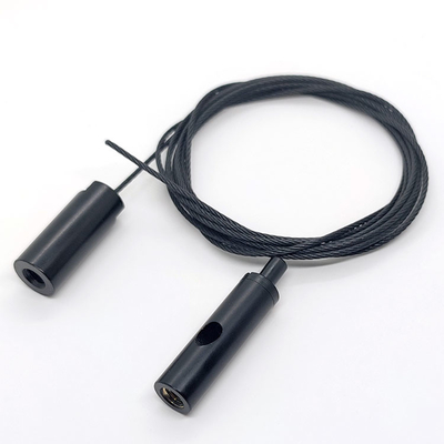 Suspensión negra del alambre que cuelga el accesorio de Kit Self-Locking Wire Gripper Track para la iluminación