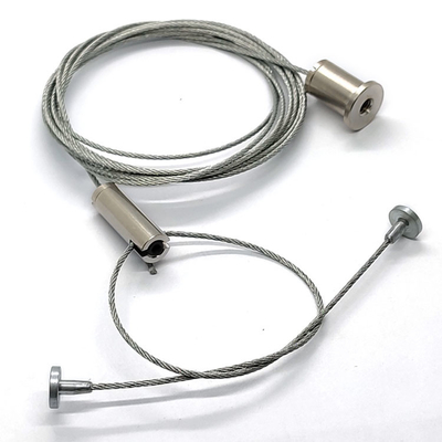 Suspensión ligera Kit With Adjust Cable Gripper y cuerda de alambre inoxidable