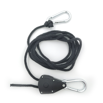El PVC cubrió la honda de la cuerda de alambre con el gancho rápido y los ojeteador para el alambre de la suspensión de la seguridad