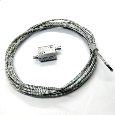 Alto alambre de tracción de la fuerza que cierra el sistema de suspensión sísmico de acero del soporte de la modificación del agarrador del cable