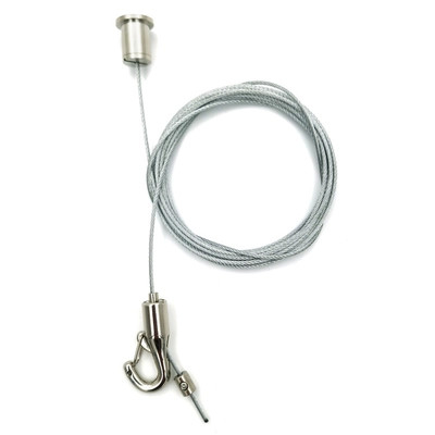 Componentes de montaje Pinzas para cables Bloqueo de gancho de seguridad Juego de suspensión con pinzas para cables