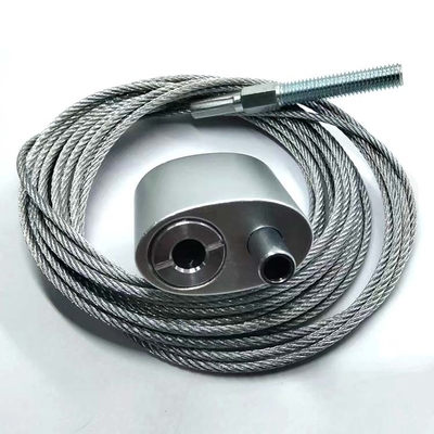 Agarrador de cable de latón ajustable en dos direcciones para el sistema de suspensión