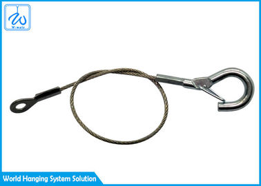 Honda modificada para requisitos particulares de la cuerda de alambre de acero inoxidable con el ojo - terminal del gancho