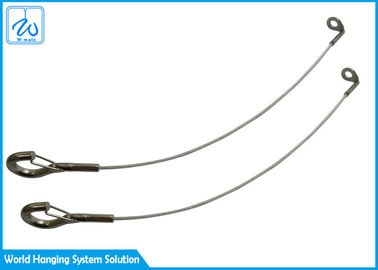 asambleas de cable de la cuerda de alambre de la honda del cable de 1.5m m con el gancho y el ojo de la curva