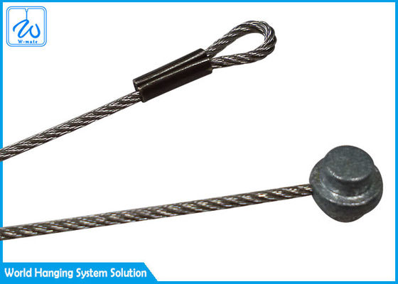 Cuerda de alambre de acero flexible directa 1x19 de la fábrica para el cable de la seguridad de la lámpara
