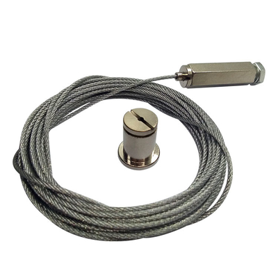 Cable de alambre colgante ajustable de acero para la luz llevada linear