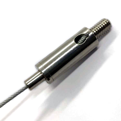 Hardware colgante de las colocaciones de Kit Steel Wire Cable Grippe de la suspensión de la luz del panel