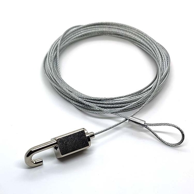 Cuerda de alambre de Art Hook Cable Gripper Nylon de la galería con la colocación para la imagen colgante