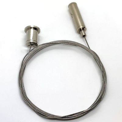 Abrazadera de alambre del agarrador del cable de Kit Stainless Steel Wire Rope de la suspensión de la luz del panel del LED