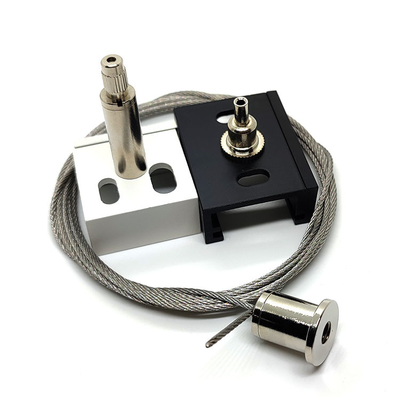 Clip de aluminio del panel de Kit Wire Cable Gripper With de la suspensión de la luz de techo de la pista de XTSC