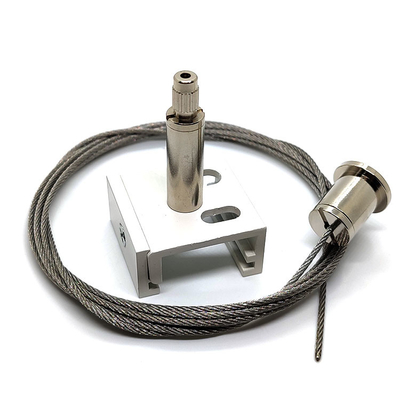 Clip de aluminio del panel de Kit Wire Cable Gripper With de la suspensión de la luz de techo de la pista de XTSC