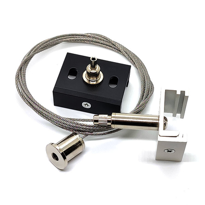 Clip de aluminio del panel de Kit Wire Cable Gripper With de la suspensión de la luz de techo de la pista de XTSC