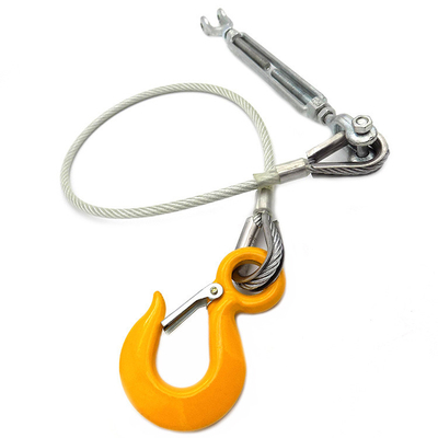 Montaje móvil de alambre de acero de la seguridad del cable fuerte de la cuerda con el ojo suave para el velero