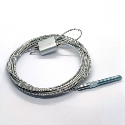 Suspensión Kit Adjustable Hanging Wire Kit del hierro con el agarrador de colocación para la luz del panel llevada