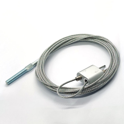 Suspensión Kit Adjustable Hanging Wire Kit del hierro con el agarrador de colocación para la luz del panel llevada