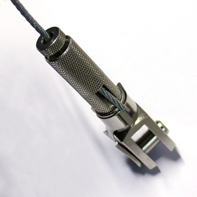 Los equipos de la suspensión del cable ajustable atan con alambre la abrazadera del panel superior de la fijación del techo del agarrador