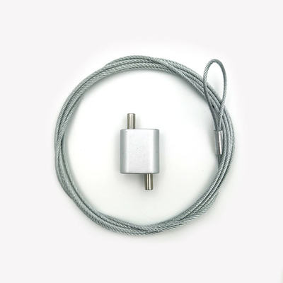 Sistemas de suspensión de colocación de cobre amarillo de la cuerda de alambre del agarrador del ajustador del accesorio rápido del cable para la iluminación