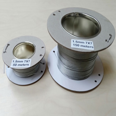 La venta al por mayor en el cable de acero inoxidable de la honda de la acción 304 galvanizó la cuerda de alambre de acero