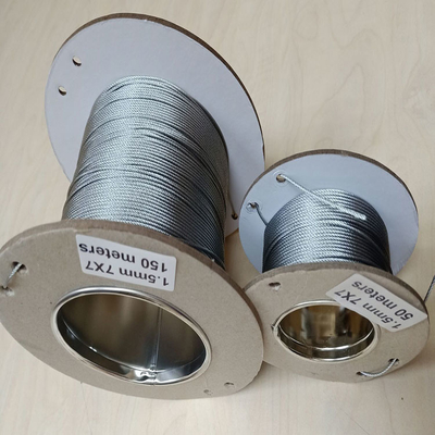 La venta al por mayor en el cable de acero inoxidable de la honda de la acción 304 galvanizó la cuerda de alambre de acero