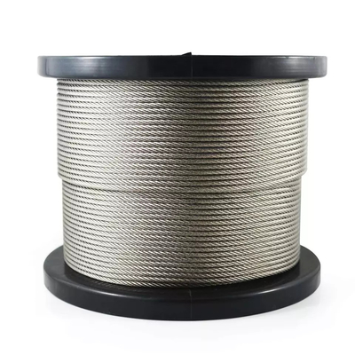 El PA PE de la PU del PVC del cable a granel cubrió la cuerda de alambre de acero