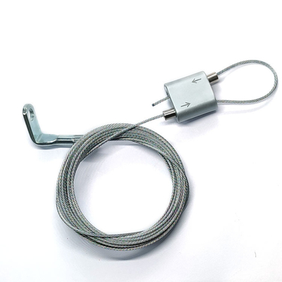 Cuerda de alambre con la suspensión Kit From Concrete Ceiling de la fijación del extremo del ojeteador de 90 grados