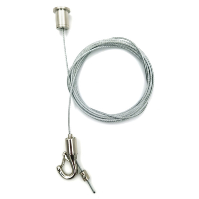 La cuerda de alambre de acero inoxidable ajustable atornilla los accesorios del hardware de los agarradores del cable de cobre para las lámparas colgantes