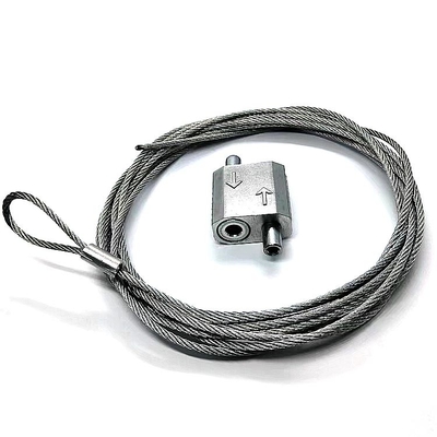 Alta solución catenaria de tracción de la ejecución de la HVAC de Kit For Lighting And de la cerradura de la fuerza del agarrador bidireccional doble ajustable del cable