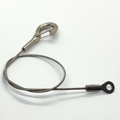 Colocaciones inoxidables del ojeteador de la cuerda de alambre de acero con la seguridad colgante de las herramientas del gancho para las luces al aire libre