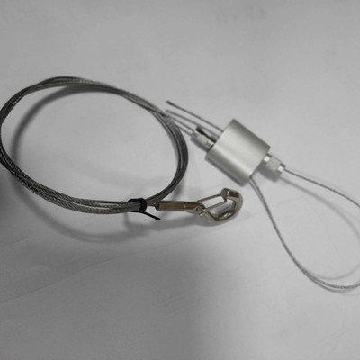 Kit de suspensión Pinza de bucle de cable y cable de acero