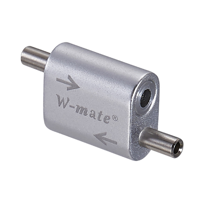 Agarrador anodizado natural para cables de doble extremo para una gestión eficiente de los cables