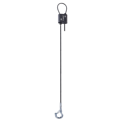 Agarrador anodizado natural para cables de doble extremo para una gestión eficiente de los cables