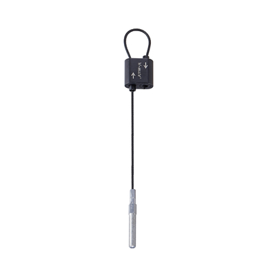 Agarrador anodizado natural para cables de doble extremo para una gestión eficiente de los cables