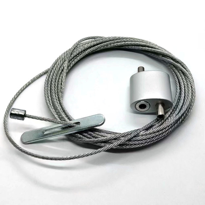 20*20MM Cerradura ajustable de cuerda de alambre para cables con bucles