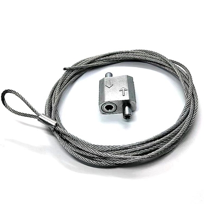 Conector de agarre de cable de aluminio de latón anodizado natural para todas las conexiones