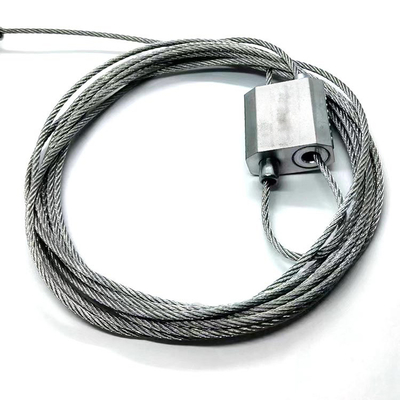 Conector de agarre de cable de aluminio de latón anodizado natural para todas las conexiones