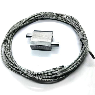 Conector de agarre de cable de aluminio de latón anodizado natural para todas las conexiones