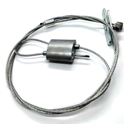 Soportador flexible y ajustable de cables para equipos de iluminación y suspensión