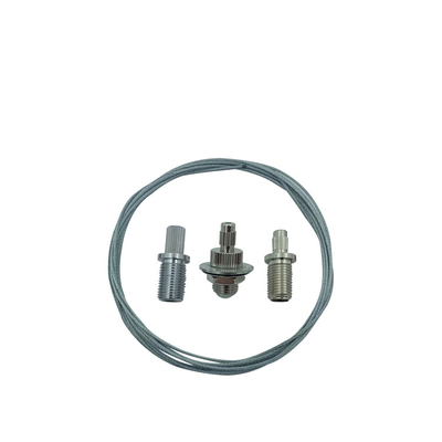 Clamparas de cable de avión ajustables con hilo externo para luces de vía