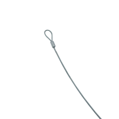 Sling de cuerda de alambre de acero con gancho para iluminación de la pantalla y colgar