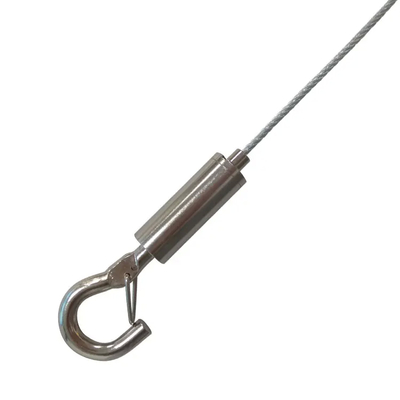 Accesorio de techo de níquel metálico M10 Agujero de agarre de cable de hilo