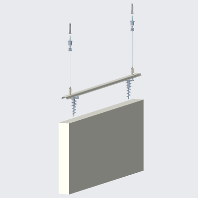 conectores anclajes hangar kit de suspensión de alambre para paneles acústicos