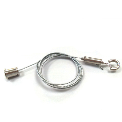 Kit de suspensión de cables Sistema de agarre de gancho de cable de metal montado en el techo para paneles amortiguadores de sonido