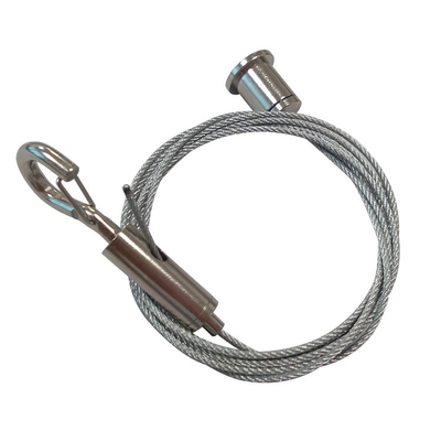 Kit de suspensión de cables Sistema de agarre de gancho de cable de metal montado en el techo para paneles amortiguadores de sonido