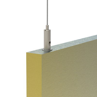 Kit de suspensión Conexión de aleación de zinc anclaje absorbente para alambre de placa de sonido de pared