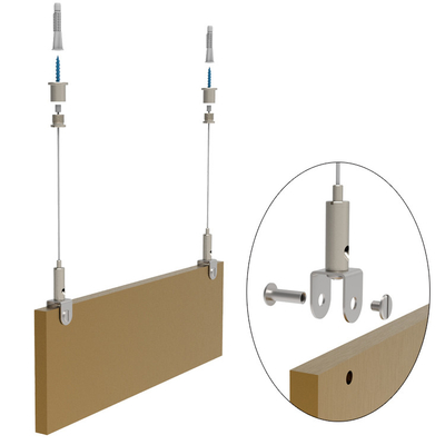 Fácil de instalar de alta calidad de alambre y cable con luz LED fuente de lámpara de techo U-clamp