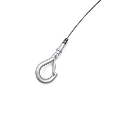 Kit de suspensión para altavoz colgante Cable de acero inoxidable de seguridad para altavoz de techo Montado en el techo Agregue seguridad para luz colgante, cámara de bloqueo, altavoz de bricolaje en el vestíbulo, bar, exposición, tienda