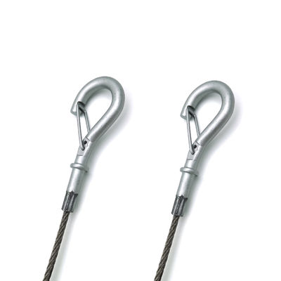 Kit de suspensión para altavoz colgante Cable de acero inoxidable de seguridad para altavoz de techo Montado en el techo Agregue seguridad para luz colgante, cámara de bloqueo, altavoz de bricolaje en el vestíbulo, bar, exposición, tienda