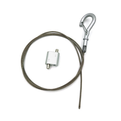 Sistema de cableado de suspensión de conductos para ventilación