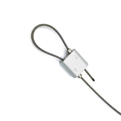 Pinza de cable en bucle con gancho de seguridad para sistemas de suspensión de cables para conductos de ventilación, tamaño de cable de acero 3.0*4500MM