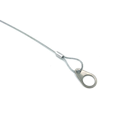 Seguridad del altavoz Cable de acero inoxidable Cable de seguridad Cable de alambre para el techo Altavoz montado en el techo o en la pared Añadir seguridad para colgar cámara de bloqueo de luz altavoz DIY en el pasillo de la exhibición del bar del coche